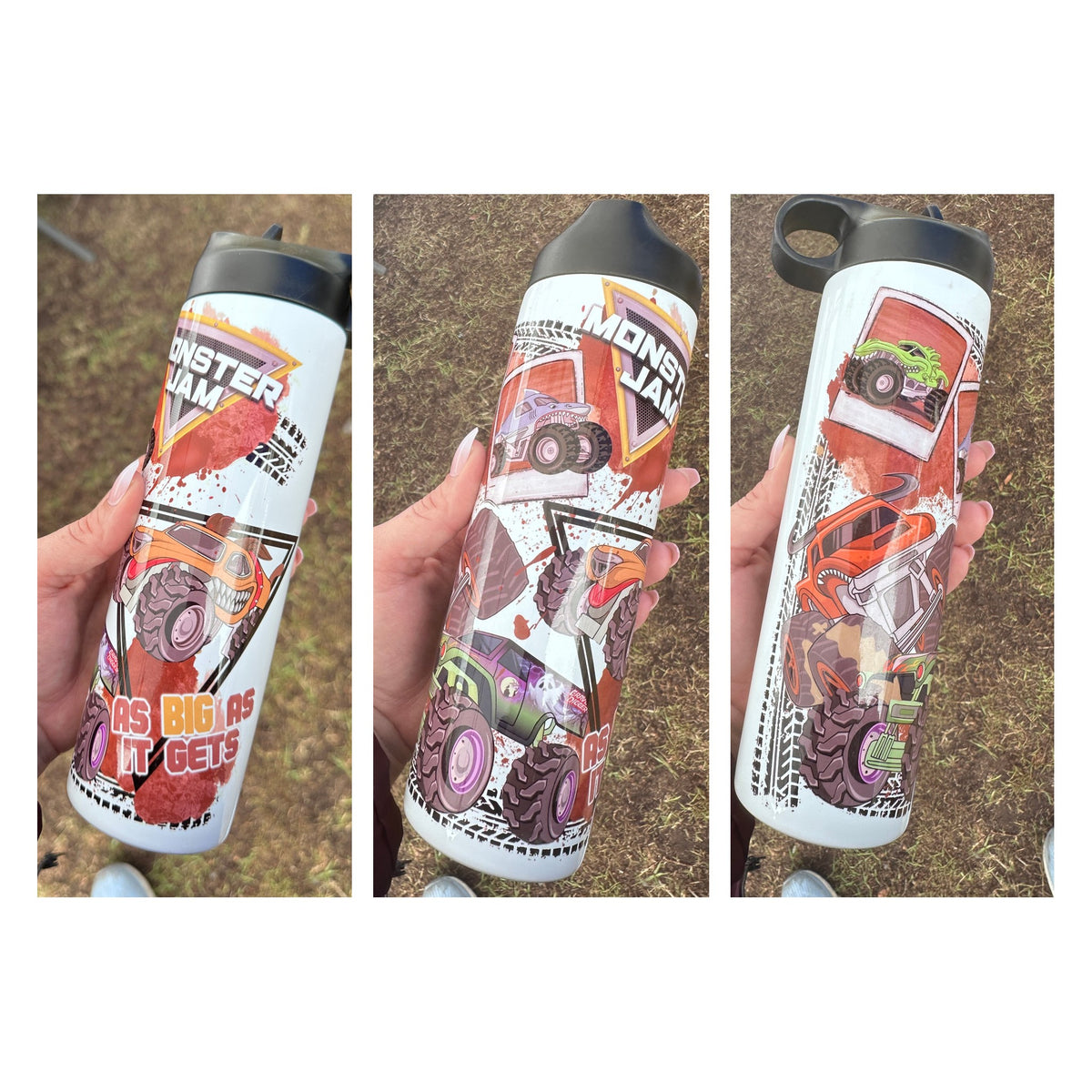 18oz Water Bottle – Monster Jam