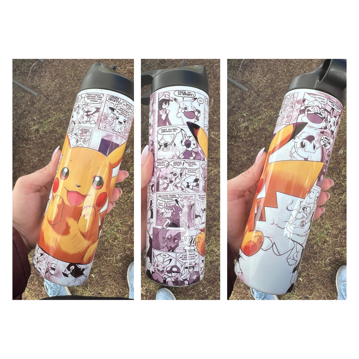 18oz Water Bottle – Pokémon Manga