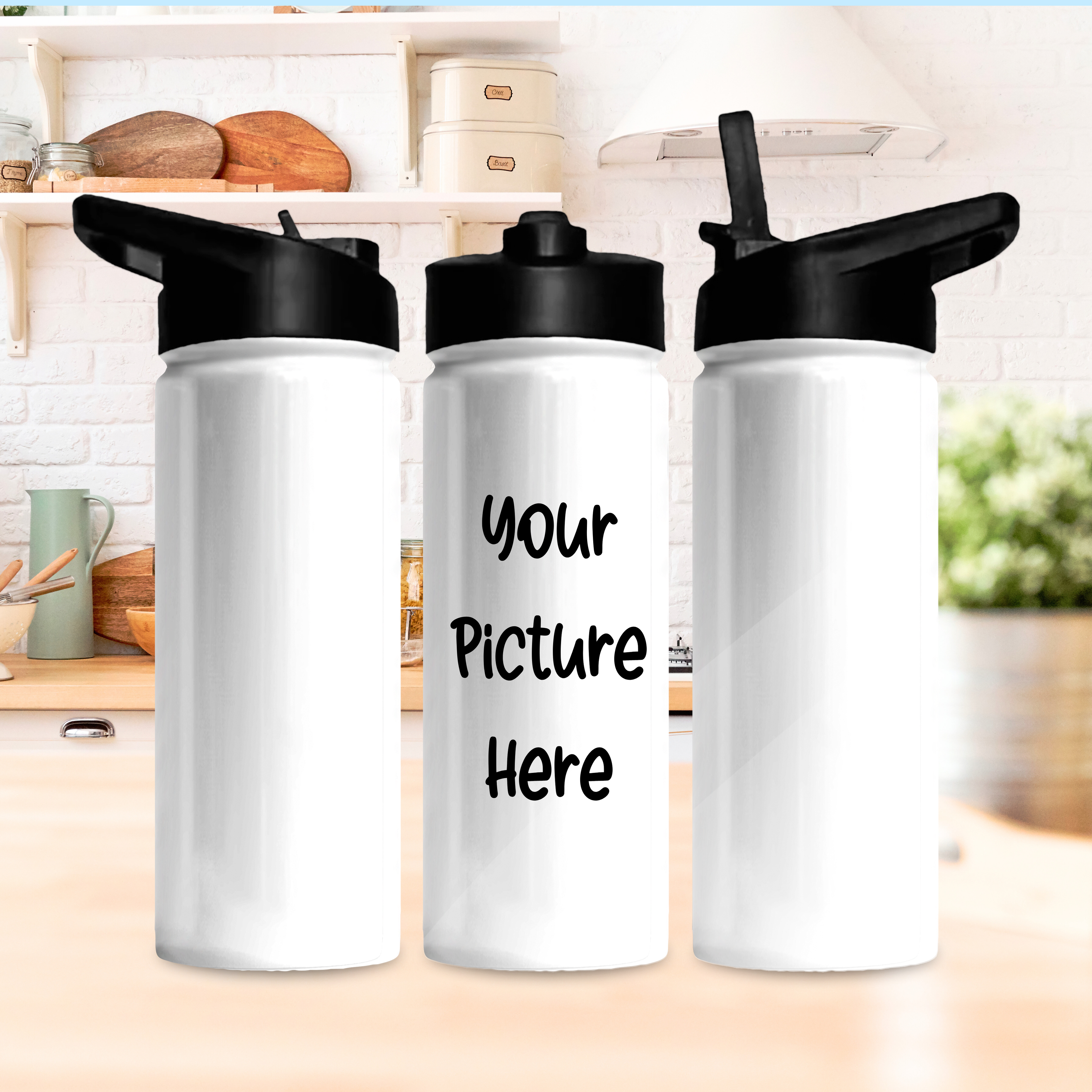 Custom 18oz Sipper Lid Bottle