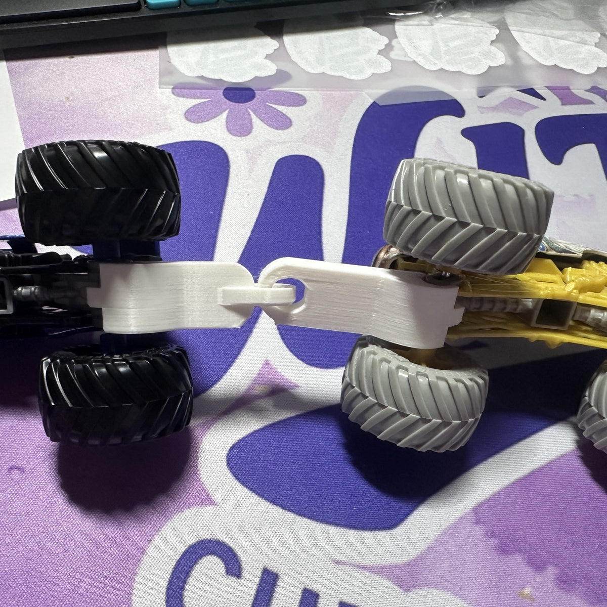 3D Printed Truck Train Connector Pieces – for Monster Jam Trucks