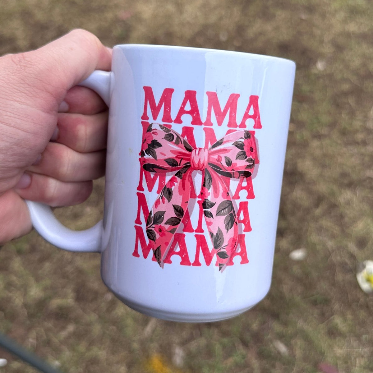 Coffee Mug – Mama Floral Bow