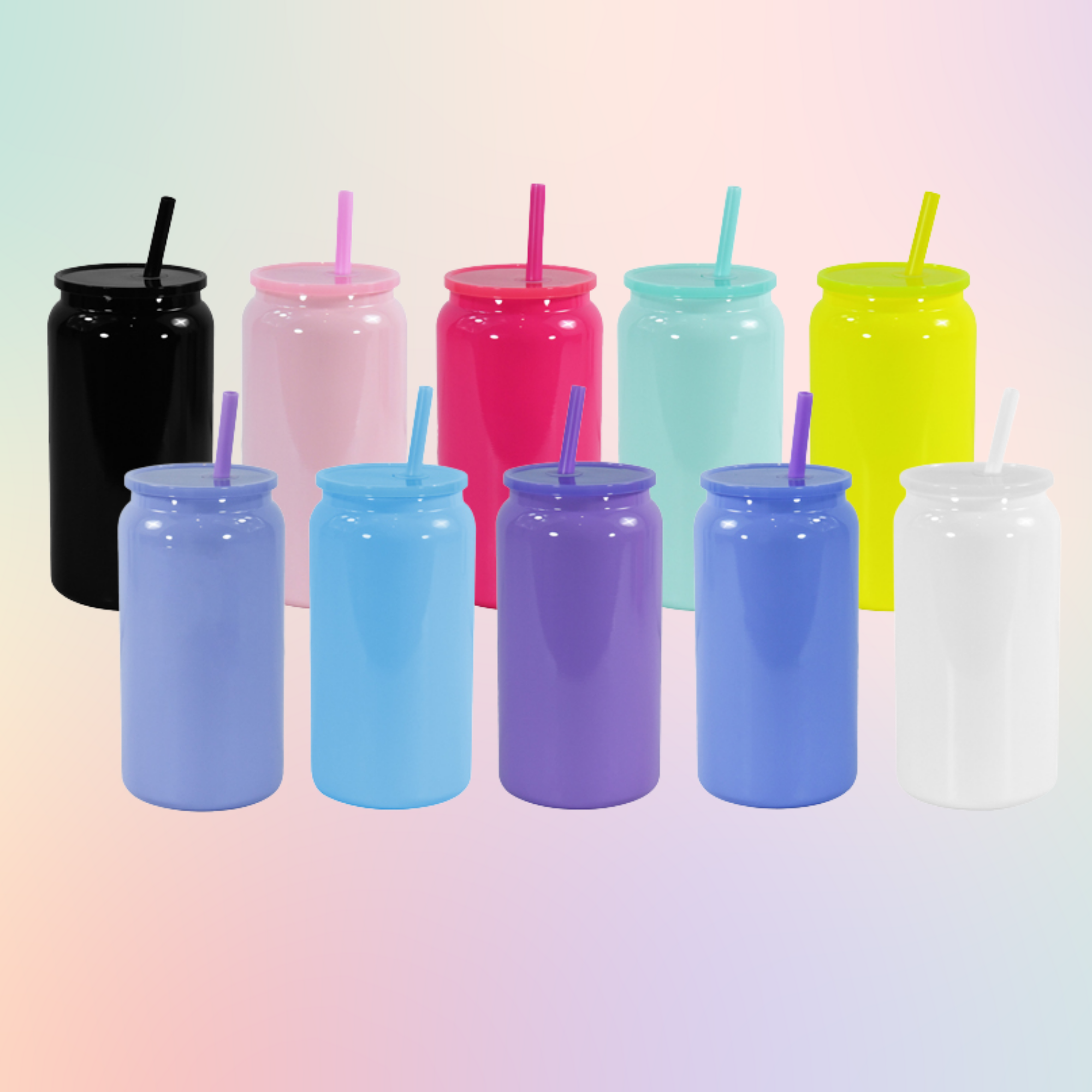 16oz Sublimation Stainless Steel Cans