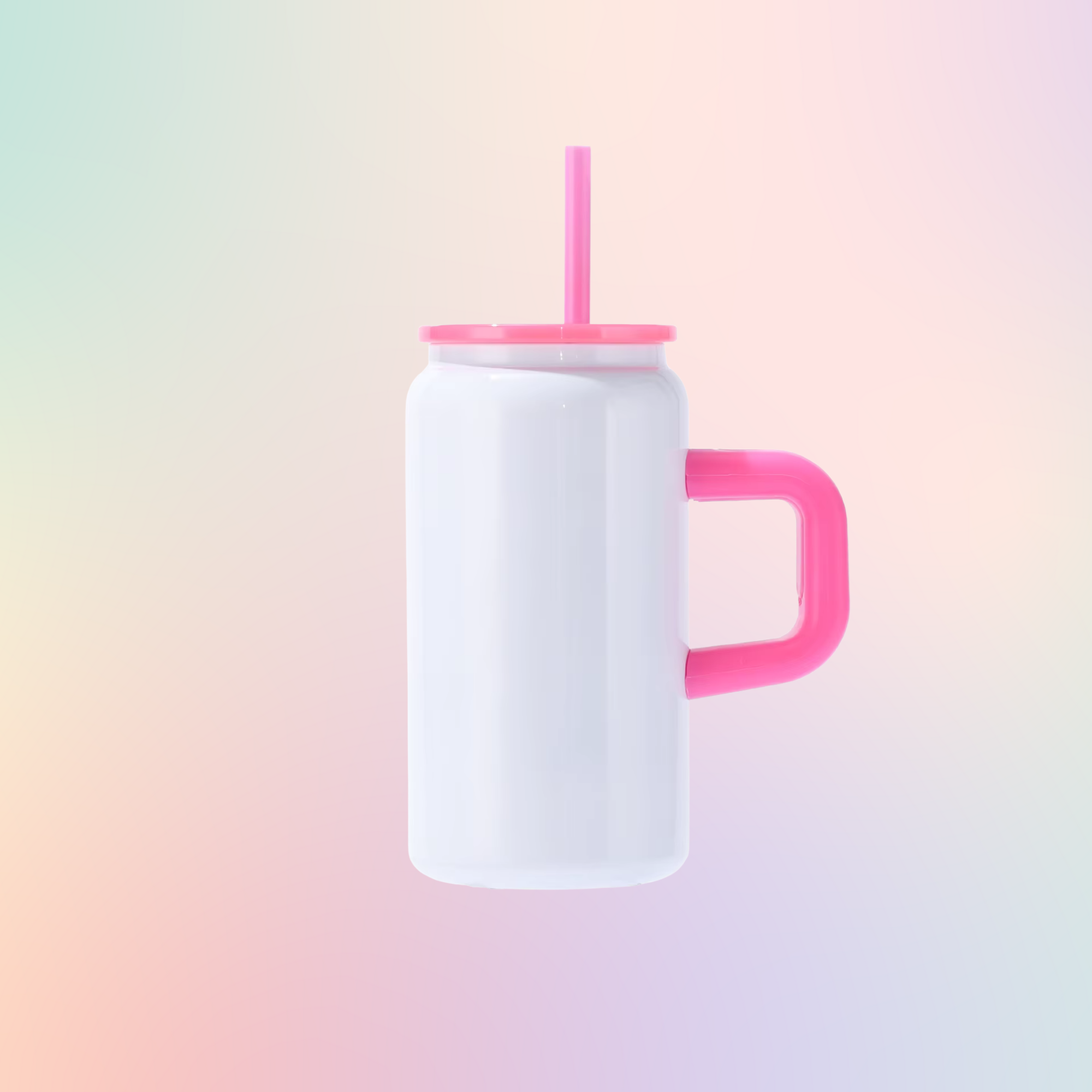 16oz Sublimation Can with Handle