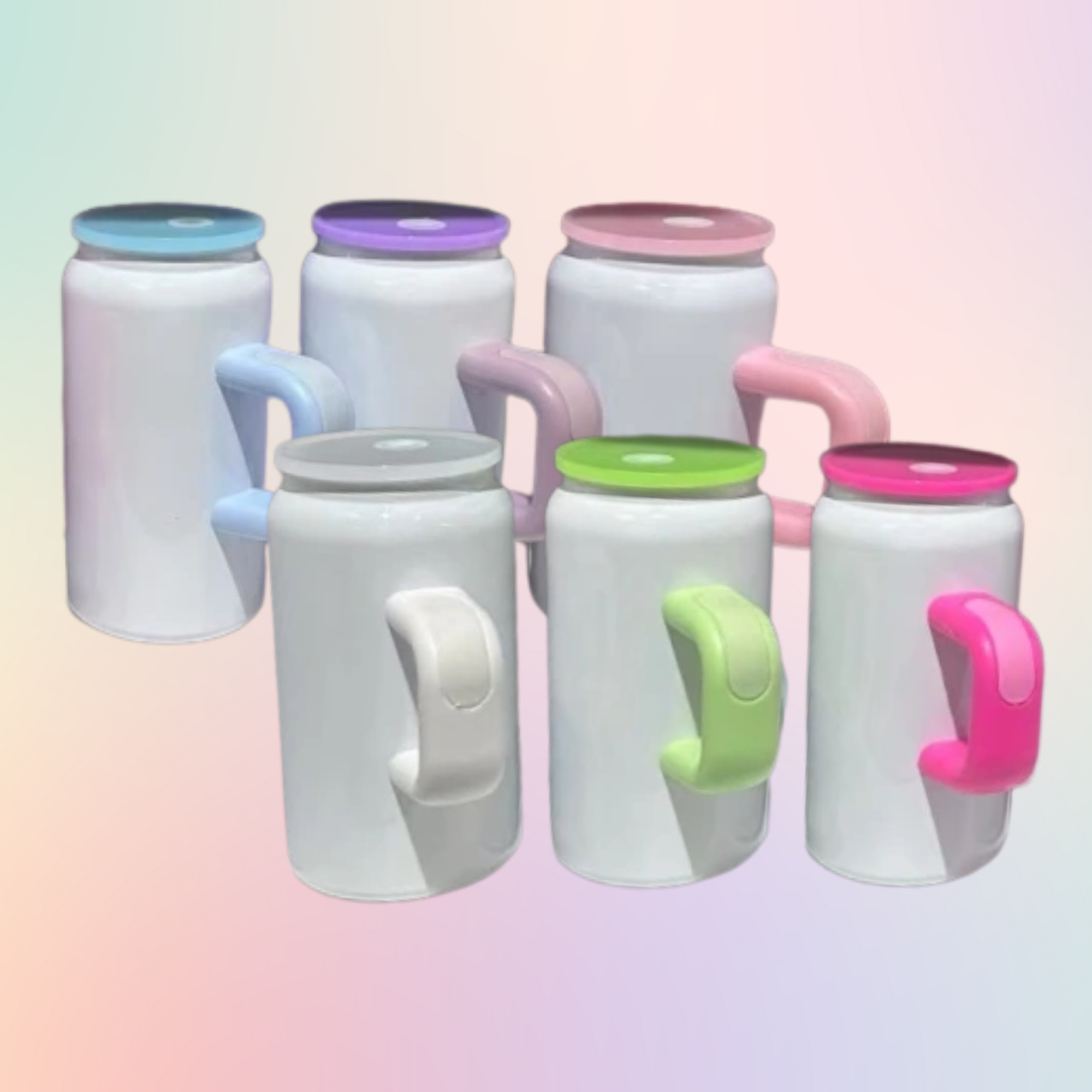 16oz Sublimation Can with Handle